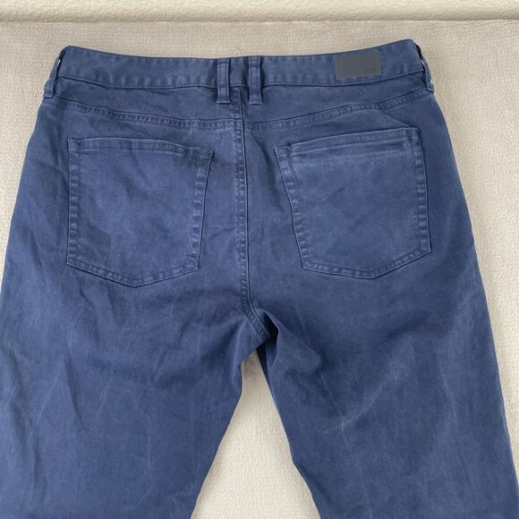 RHONE Everyday Twill 5-Pocket Pants Men 32x32 Navy Blue Slim Straight Fit - Picture 7 of 15